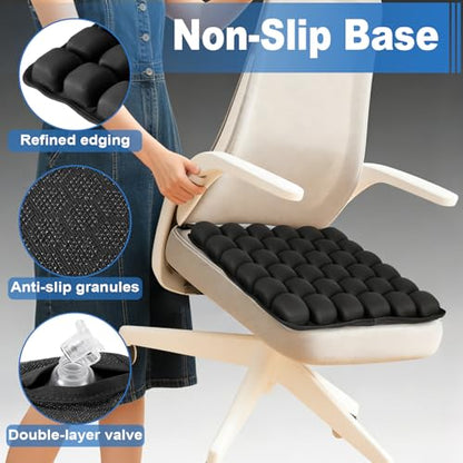 Portable Inflatable Seat Cushion - size: 36 Air Cells