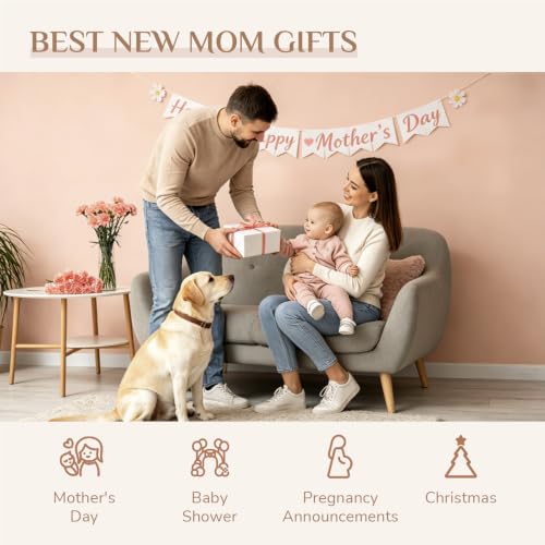 Storieme New Mom Dad Figurine, First Time Parents Gifts for Couples