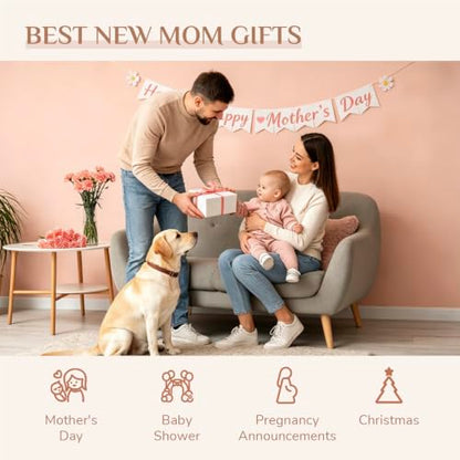 Storieme New Mom Dad Figurine, First Time Parents Gifts for Couples