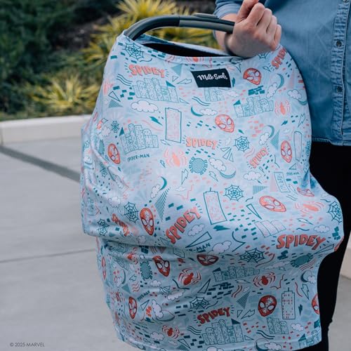 Milk Snob Original Marvel 5-in-1 Baby Cover (Spider-Man Sketch Book) - color: Spider-Man Sketch Book