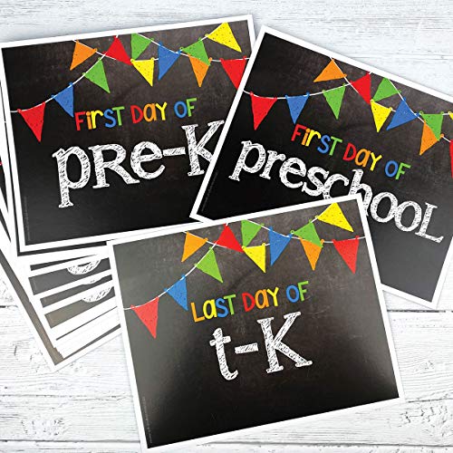 Class Keeper® Ultimate School Memory Book Bundle | Photo Signs, Stickers & Digital Memory App Included - color: Keepsake Bundle: Stripes Class Keeper + Primary Flags Signs + School Rocks Stickers