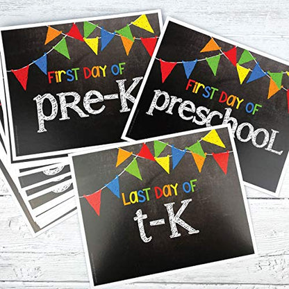 Class Keeper® Ultimate School Memory Book Bundle | Photo Signs, Stickers & Digital Memory App Included - color: Keepsake Bundle: Stripes Class Keeper + Primary Flags Signs + School Rocks Stickers