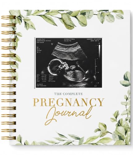 Keepsake Pregnancy Book & Journals - 40 Weekly Calendars Milestone Journey - 196 Page Baby Book - Space For Ultrasound Photos & Tracking (Floral) - color: Floral