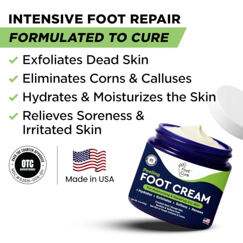 Tea Tree Callus Remover Gel & Foot Soak, Foot Cream for Dry Cracked Feet