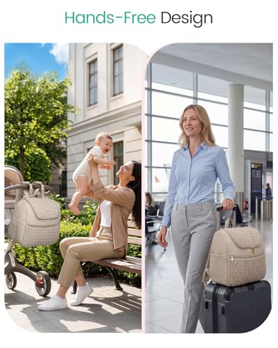Qualyphant Breast Pump Bag for Spectra S1/S2 & Medela with Insulated Cooler - color: Light Khaki