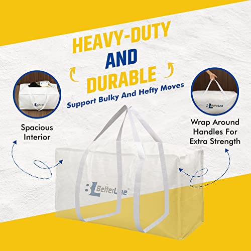 BETTERLINE Heavy Duty Moving Storage Bag 29"x13"x15" 29 Inches 65 lbs - color: Single | Large, size: Large | (29x15x13in)