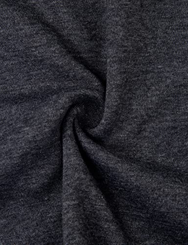 Bebonnie Womens Long Sleeve Cowl Neck Warm Splicing Tunic Tops with Buttons - color: Dark Grey, size: Medium