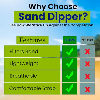 Sand Dipper Shell Collecting Beach Bag (Adjustable Shoulder) - style: Adjustable Shoulder