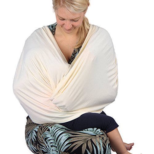 NeoTech Care Baby Nursing Cover Breastfeeding Scarf | Soft Fabric (Blue) - color: Blue