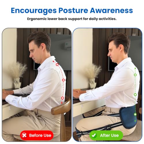 Portable Computer Chair Posture Corrector For Sitting At Desk - Home&Travel