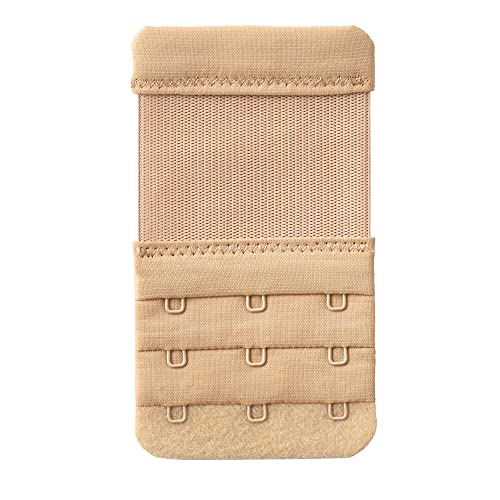 Women's Bra Extender 3 Hook / 2 Hook Bra Extension Strap Soft and Comfortable - color: 4pcs, 3 Hook 3/4 Inch Spacing