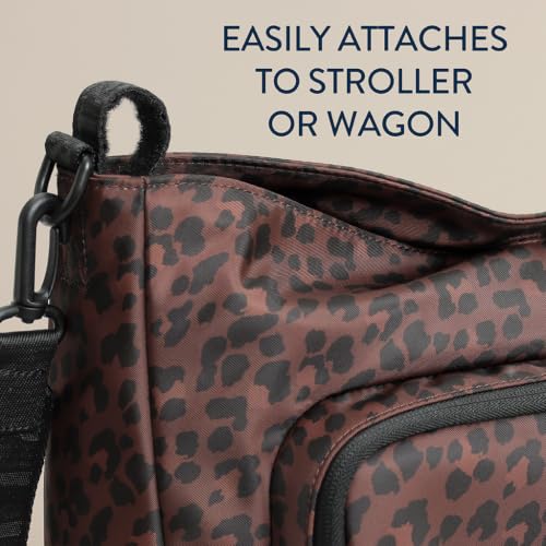Itzy Ritzy Belong Cargo Caddy Stroller Organizer & Crossbody Bag (Leopard) - color: Leopard