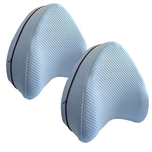 Knee Pillow Cover for Contour Legacy Knee Support Pillow (Blue, 2) - color: Blue，2 Pack
