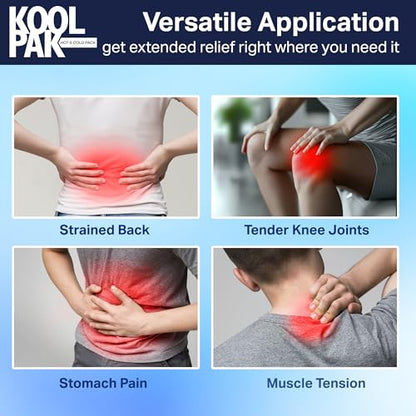 Koolpak Deluxe Reusable Hot/Cold Gel Packs - x3 (Triple Pack)