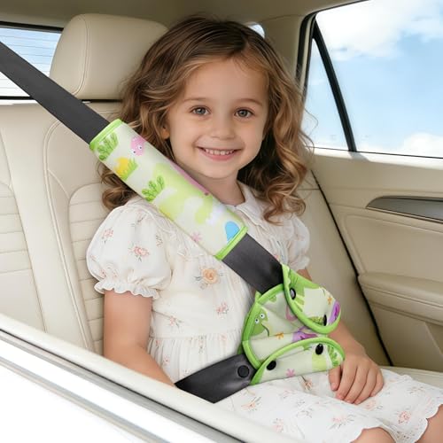 COOLBEBE Kids Seat Straps Cover Pad, Green - color: Green