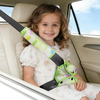 COOLBEBE Kids Seat Straps Cover Pad, Green - color: Green