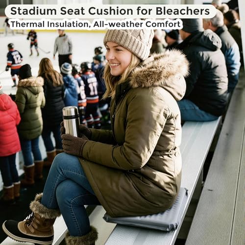 2-Pack Self-Inflating Seat Cushion for Airplane Travel, 16x13 inches - color: Gray