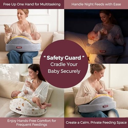 Momcozy Cozylite Nursing Pillow for Breastfeeding - Supportive Memory Foam - color: Starry Night