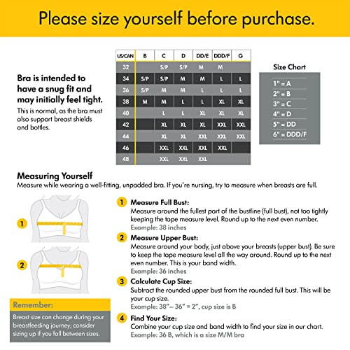 Medela Keep Cool Sleep Bra | Seamless Maternity & Nursing Bra with Full Back Breathing Zone and Soft Touch Fabric - color: Chai, size: Small