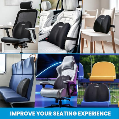 QUTOOL Patented Lumbar Support for Office Chair Pressure Relief