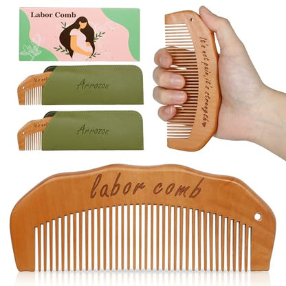 2 Pack Labor Comb Pregnancy Must Haves Labor and Delivery Essentials - style: 2 Pack-Wave