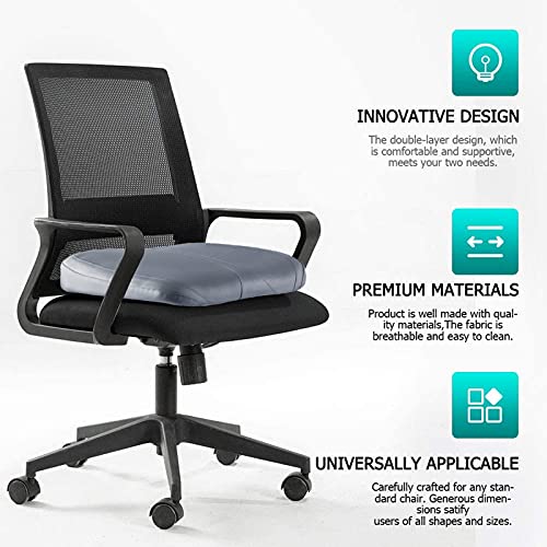 Car Memory Foam Heightening Seat Cushion for Short People Driving. - color: Gray