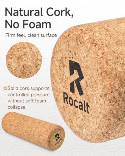 Rocalt Cork Roller, Firm Foam Roller Alternative for Massage, 18 x 6 in - size: 18" X 6"