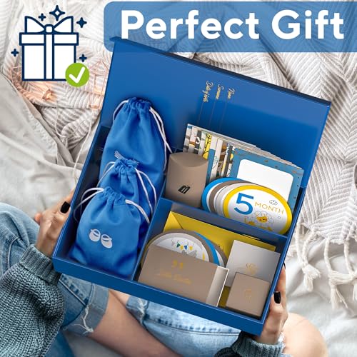 Baby Keepsake Box, Gift for New Parents and Expecting Mom, Baby Memory Box - color: Blue
