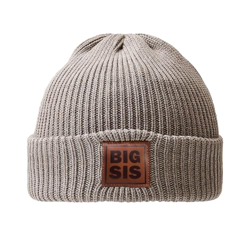 Cute Beanies Warm Soft Winter Hat Christmas Beanie Unisex - color: Big Sis