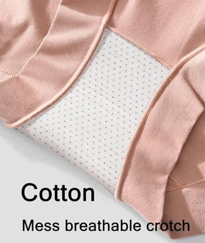 Postpartum C Section Compression Cotton Underwear Briefs Pack of 3 - color: Rose(3p), size: 5