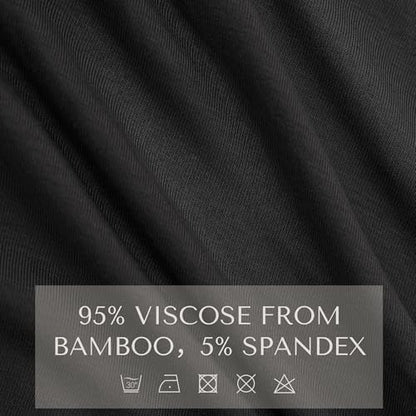 Konssy Rayon Made from Bamboo Nursing Cover for Breastfeeding - color: Black