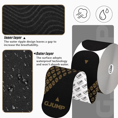 Kinesiology Tape, Precut Athletic Sports Tape 40 Strips (2 Rolls)