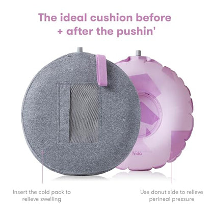 Frida Mom Donut Pillow Perineal Comfort Cushion with Cold Pack for Pain - size: 3 Piece Set