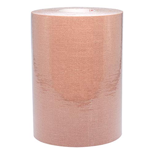 Kinesiology Tape Extra Wide 2 inch 4 inch x 16.4 feet Roll Waterproof Latex Free Athletic for Pain Relief, Muscle Support, Recovery - color: Beige, size: 4 Inch x 16.4 Feet (1 Roll)