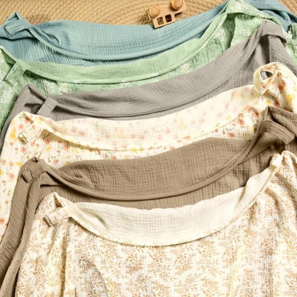 MEXXI Muslin Nursing Covers for Breastfeeding, 2 Pack Privacy Nursing Apron - color: Deer