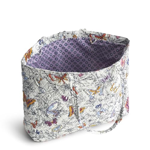 Vera Bradley Women's Premium Cotton Hathaway Tote Bag - color: Wing + Bloom