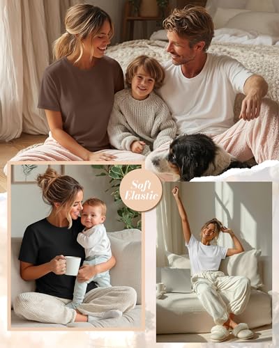 Oakgarden 4 Pack Nursing Breastfeeding Shirts - color: Army Green, Brown, White, Black, size: Medium