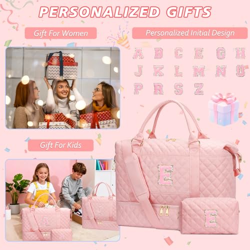 Personalized Gift Idea for Women Her Duffle Bag (Pink,E) - color: Pink, style: E
