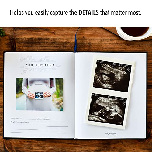 Duncan & Stone Christian Pregnancy Journal, Milestone Keepsake, Grey - color: Grey
