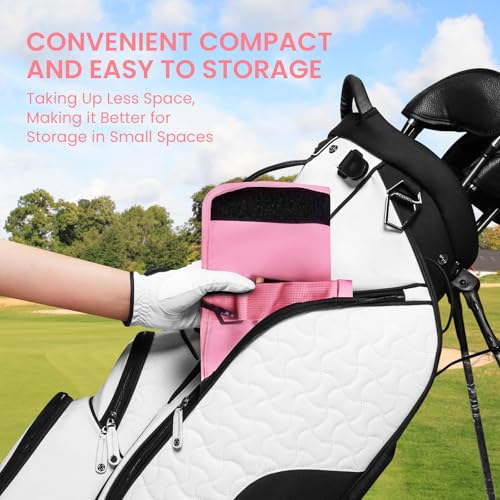 FINGER TEN Mini Golf Bag for 3-7 Clubs - color: Pink, size: 1Pc