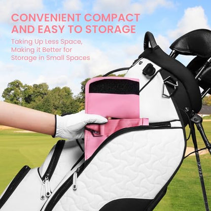 FINGER TEN Mini Golf Bag for 3-7 Clubs - color: Pink, size: 1Pc