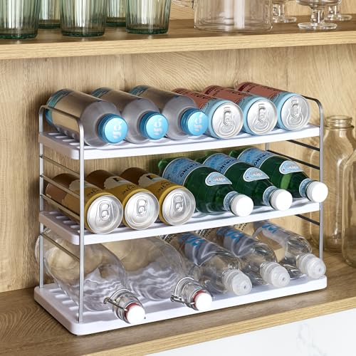YouCopia UpSpace 12 Water Bottle Organizer, Adjustable Tumbler Cabinet Rack - size: 12 Bottle Premium