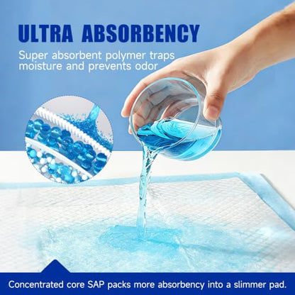 VISRIE 70 Pack 30” x 36”Super Absorbent Disposable Bed Pads for Adult