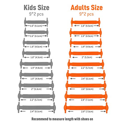 INMAKER No Tie Shoelaces for Adults and Kids, Elastic Shoe Laces - color: Purple, size: Kid Size