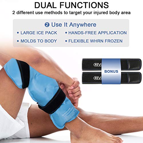 REVIX Large Ice Pack for Shoulder and Back Injuries and Full Back Ice Pack
