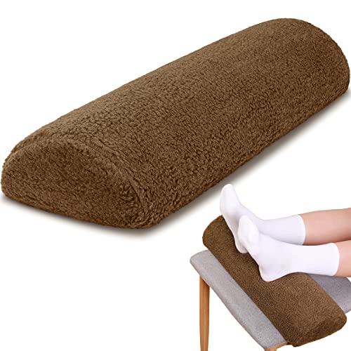 Recliner Leg Rest Cushion Sofa Footrest Pillow with Cover, Brown, 1 Pcs - color: Brown