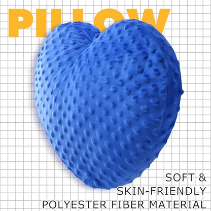 Briwooody Weighted Pillow Glass Bead Calming Body Pillows, Blue - color: Blue