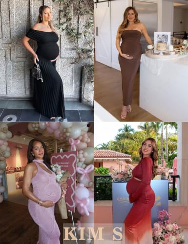 KIM S "Baby Shower Essential Maternity Shapewear, Belly Support Underwear - color: H. Jasper, size: Small