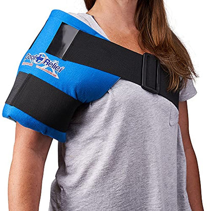 CoolRelief FlexGel - Versatile Gel Ice Pack Wrap for Knee, Shoulder, and Hip - Medical Grade Reusable - Advanced Cold Therapy (11" x 12" - Single Pack)