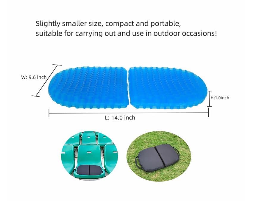 Gel Seat Cushion,Foldable Seat Cushion Comfortable Travel Seat Cushions